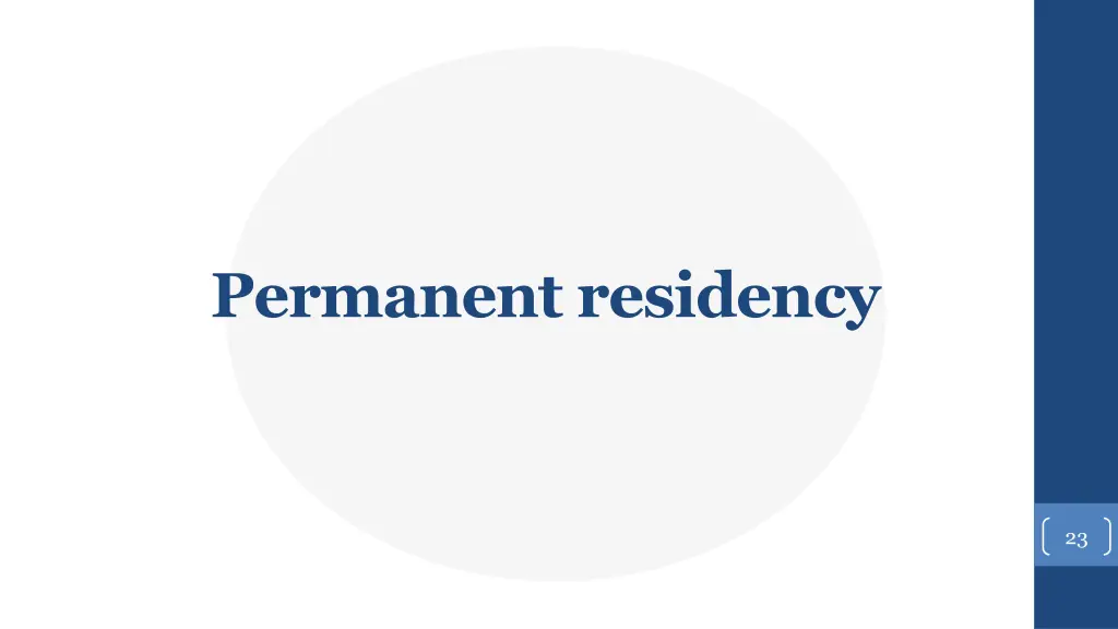 permanent residency