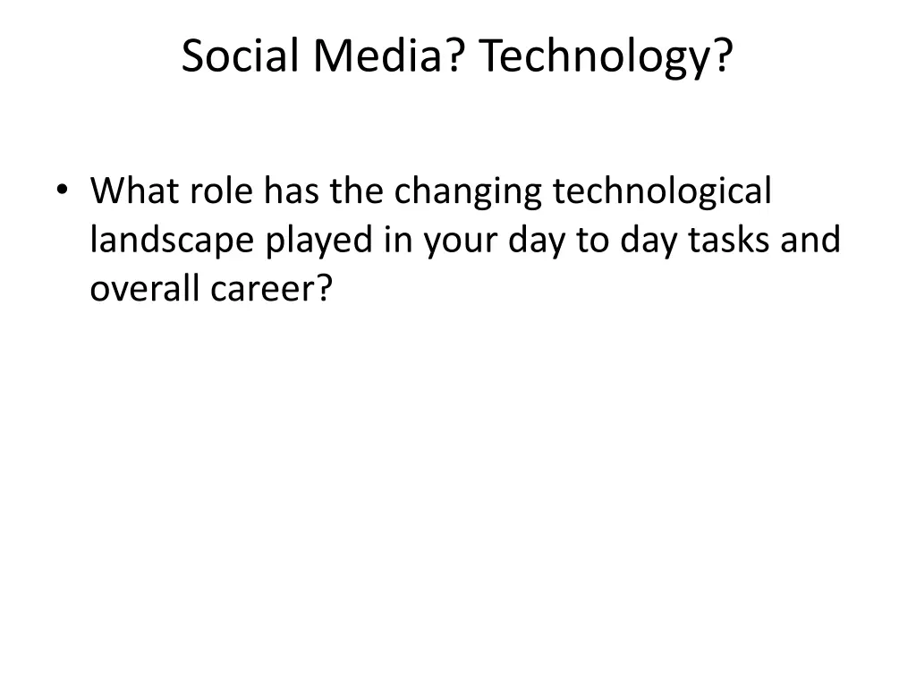 social media technology