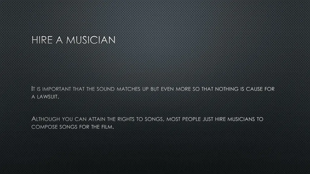 hire a musician