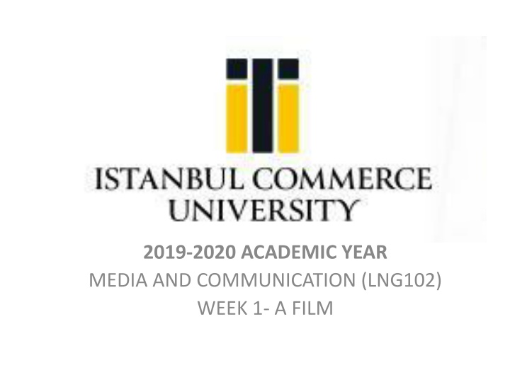 2019 2020 academic year media and communication