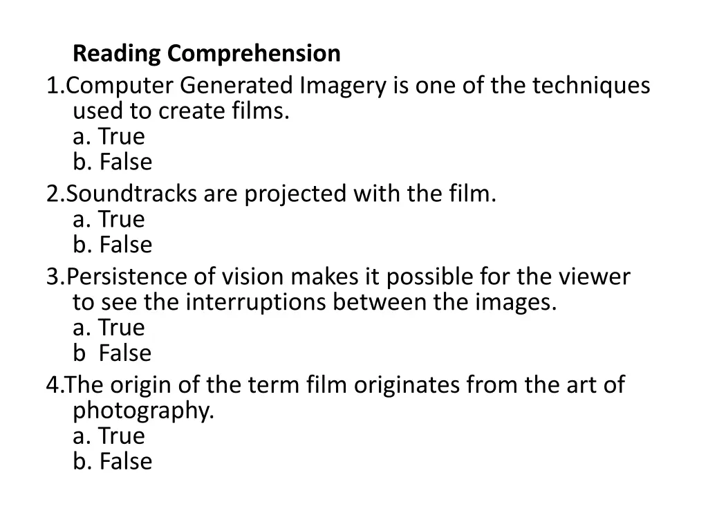 reading comprehension 1 computer generated