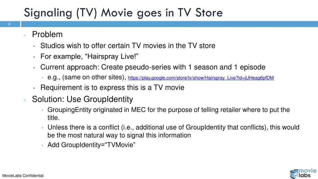 signaling tv movie goes in tv store