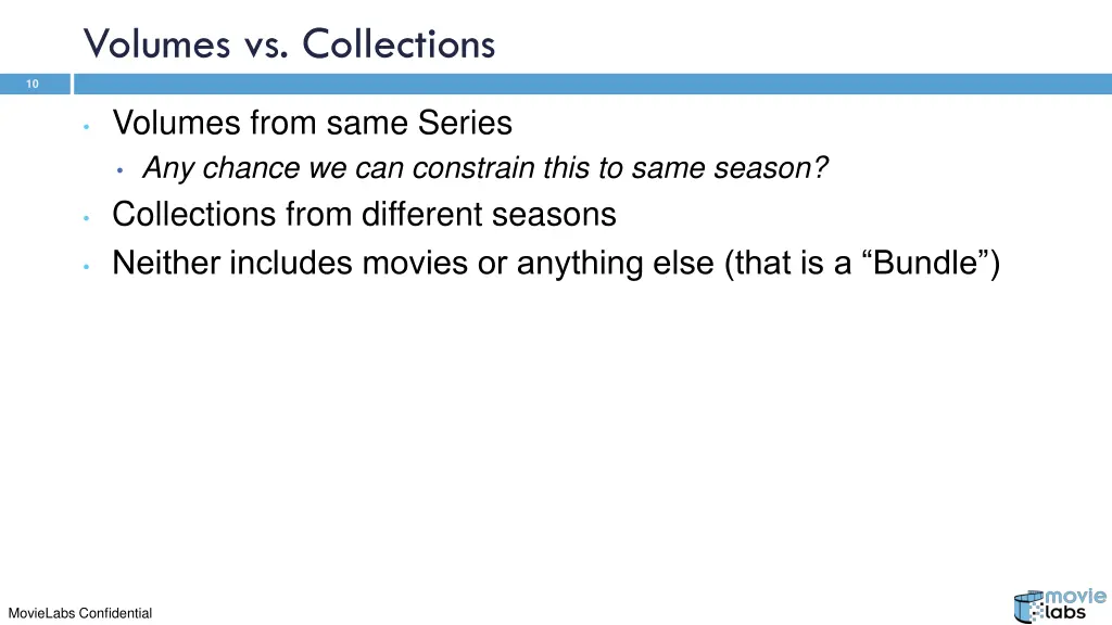 volumes vs collections
