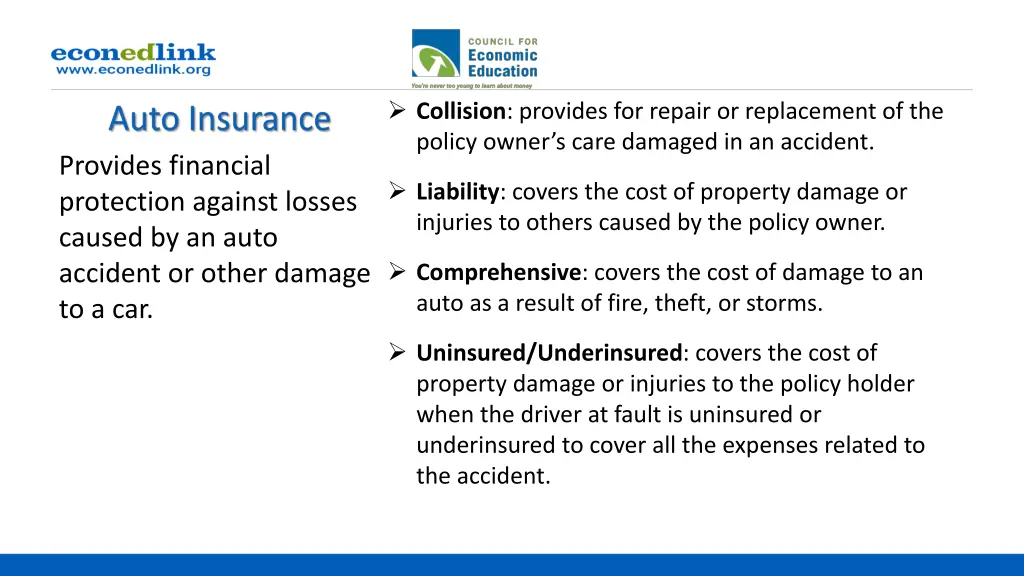 collision provides for repair or replacement