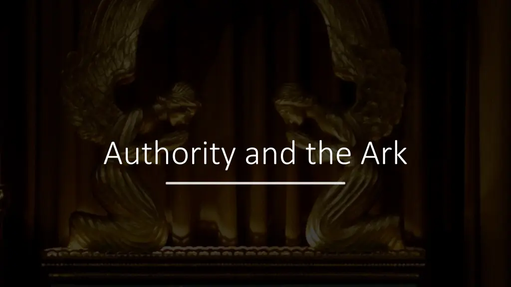 authority and the ark 1