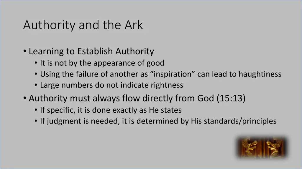 authority and the ark 2