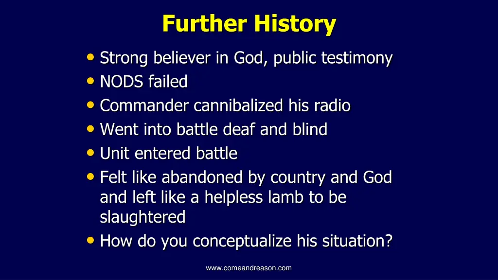 further history strong believer in god public