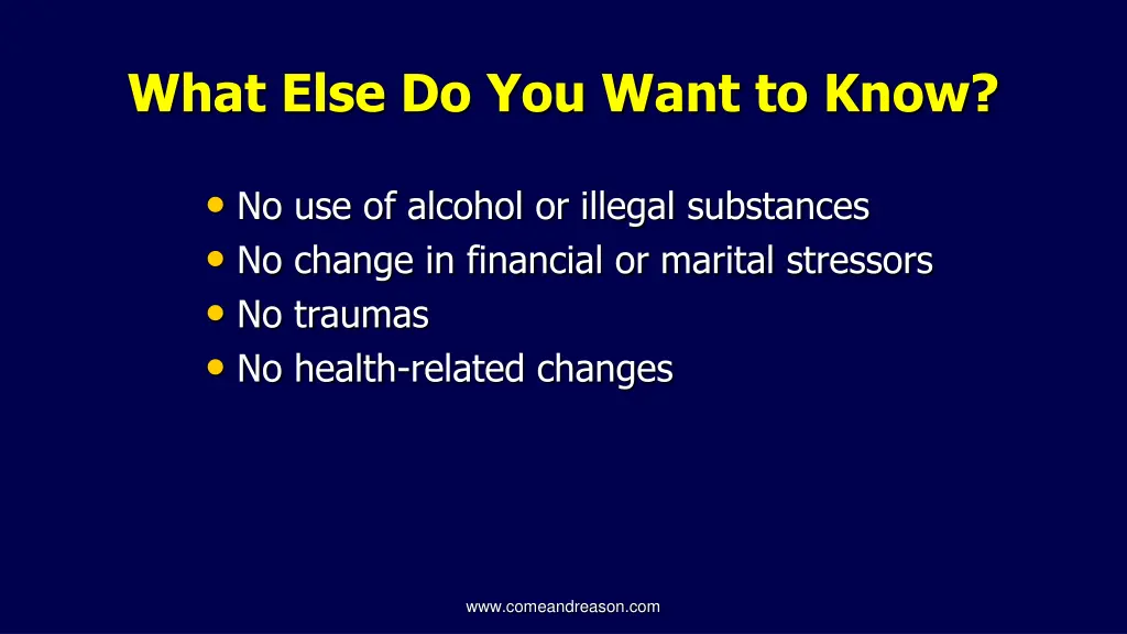 what else do you want to know