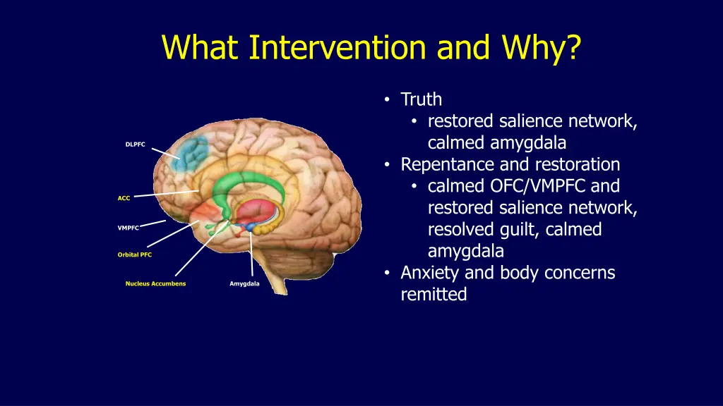 what intervention and why 2