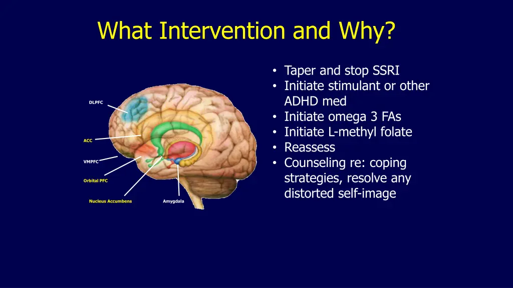 what intervention and why 4