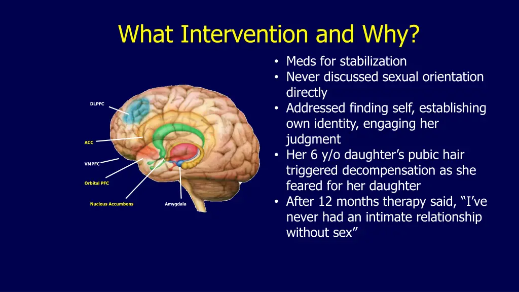 what intervention and why 6