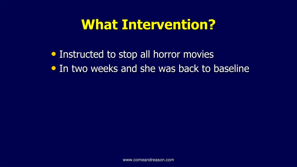 what intervention