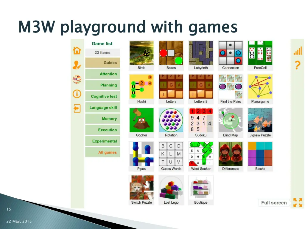 m3w playground with games