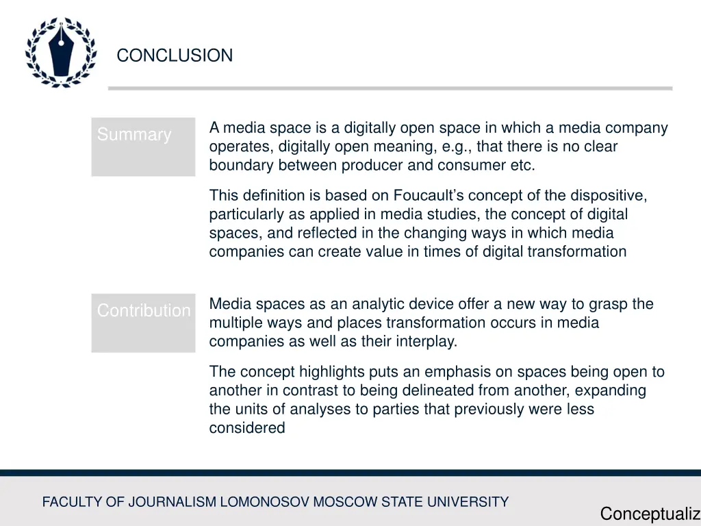 conclusion