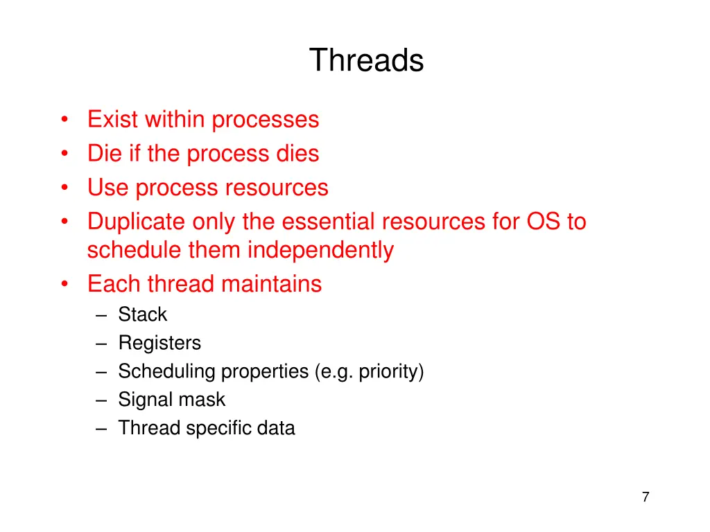 threads