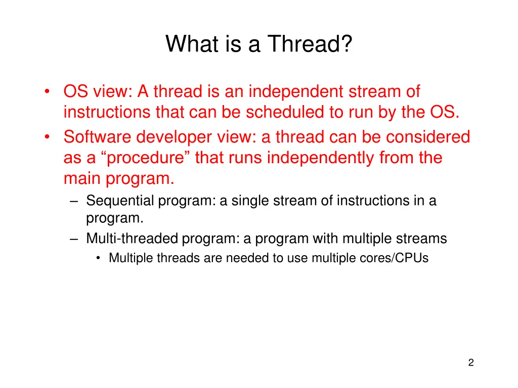 what is a thread