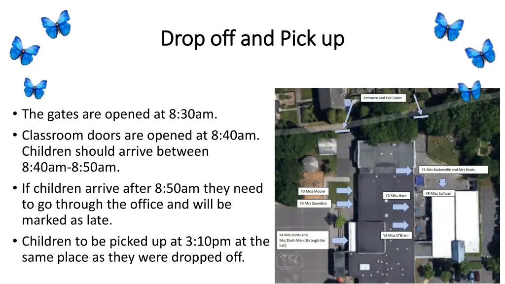 drop off and pick up drop off and pick up