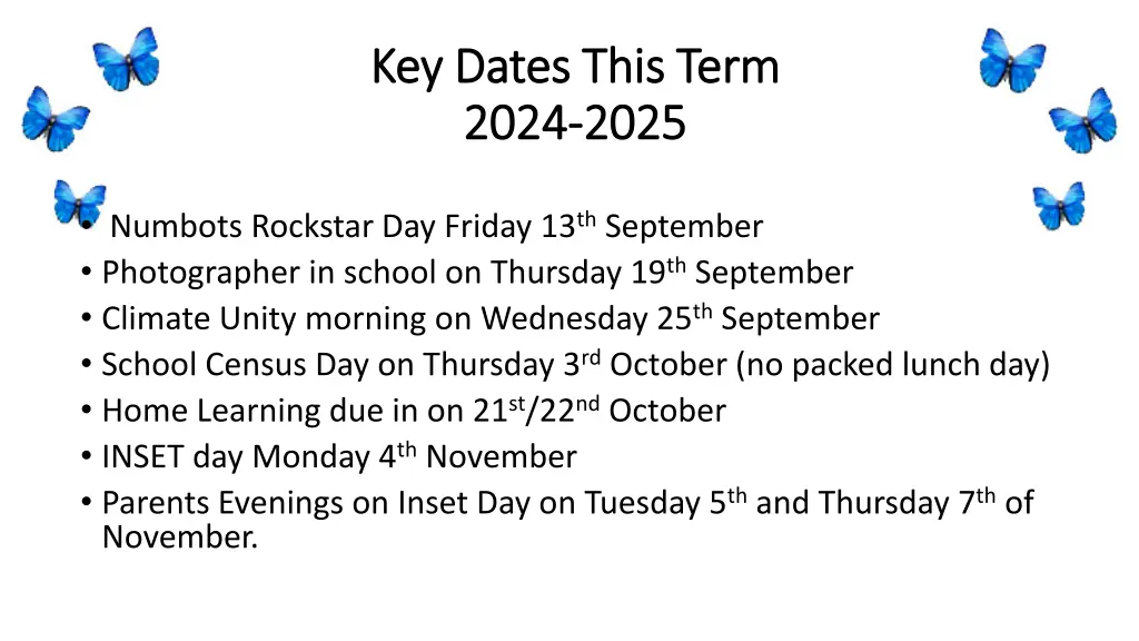 key dates this term key dates this term 2024 2024