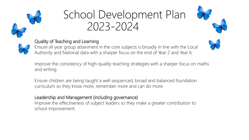 school development plan 2023 2024