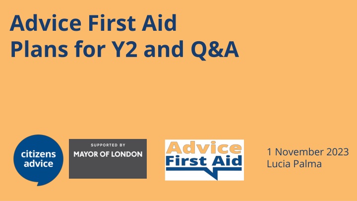 advice first aid plans for y2 and q a