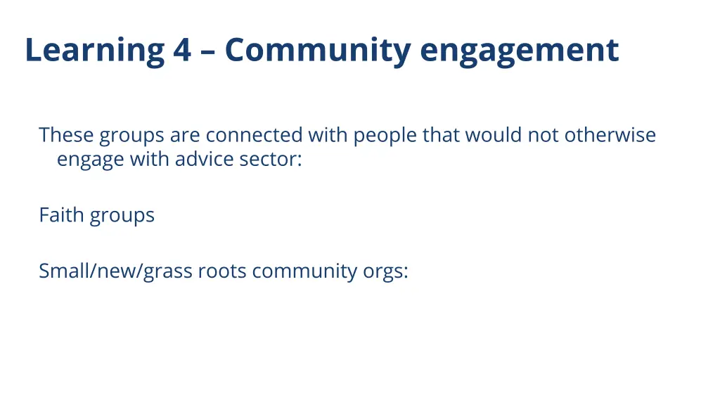 learning 4 community engagement