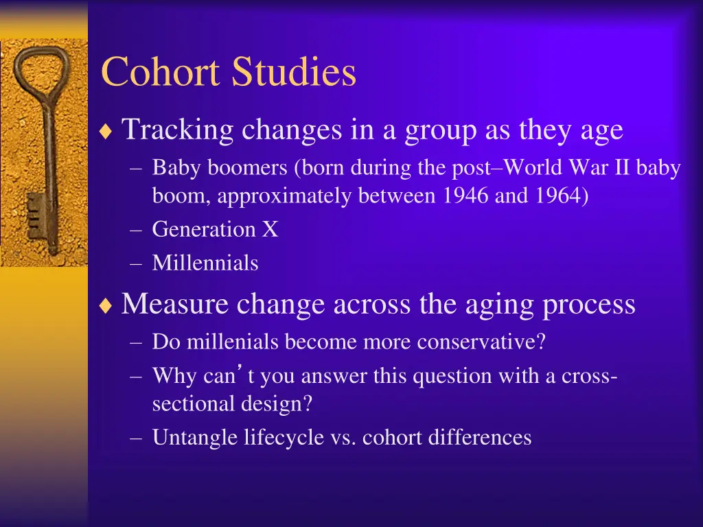 cohort studies
