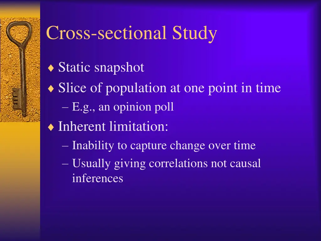 cross sectional study