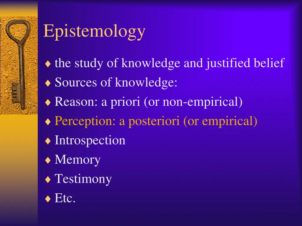 epistemology 2
