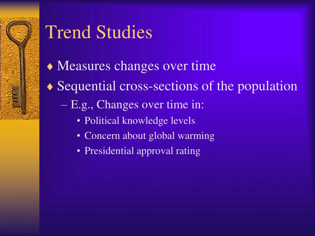 trend studies