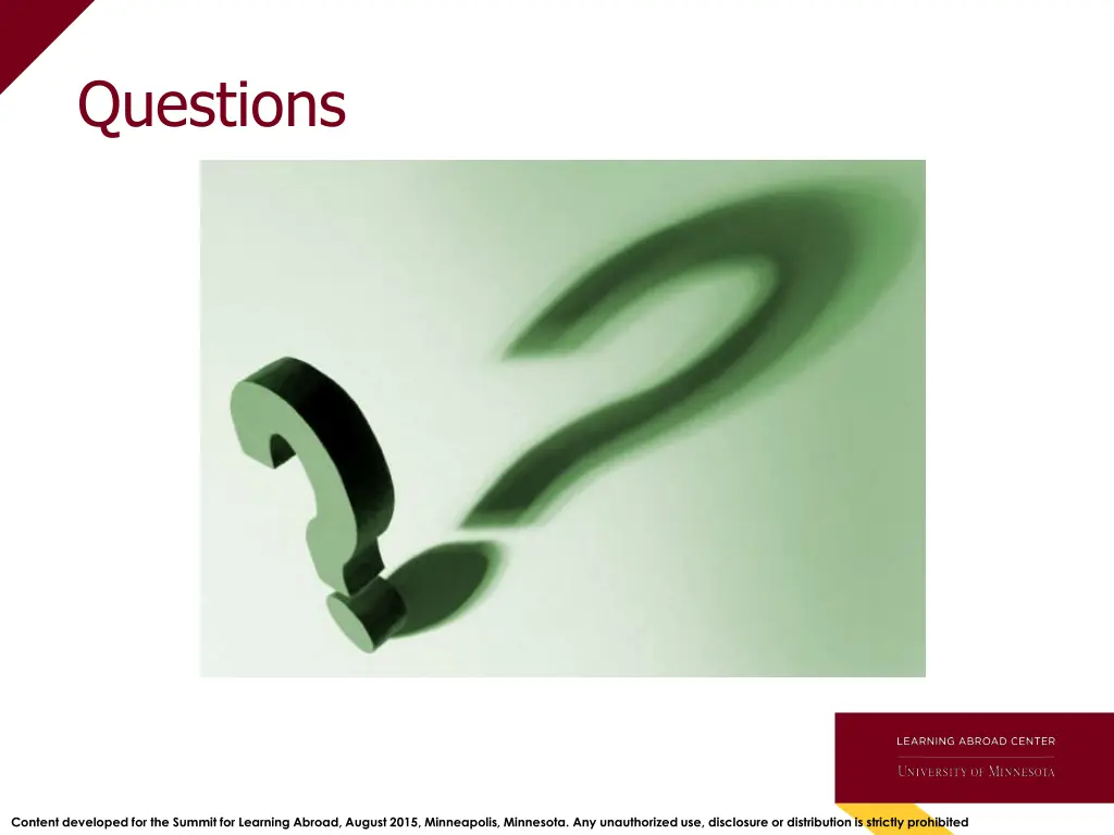 questions