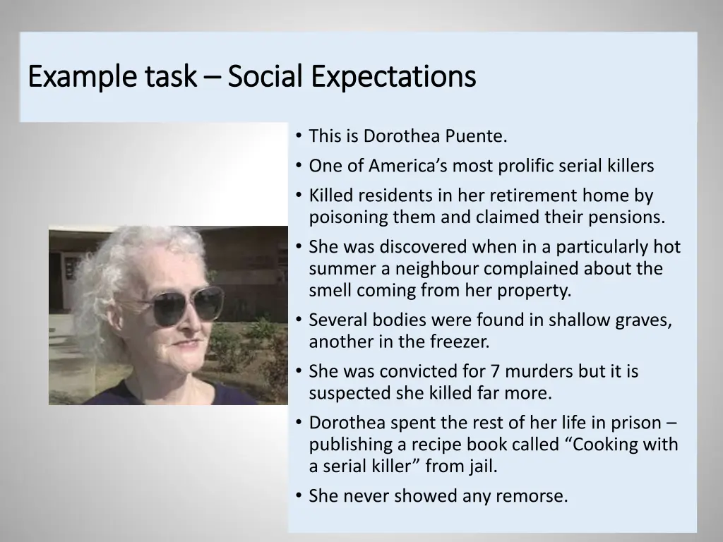 example task example task social expectations 1