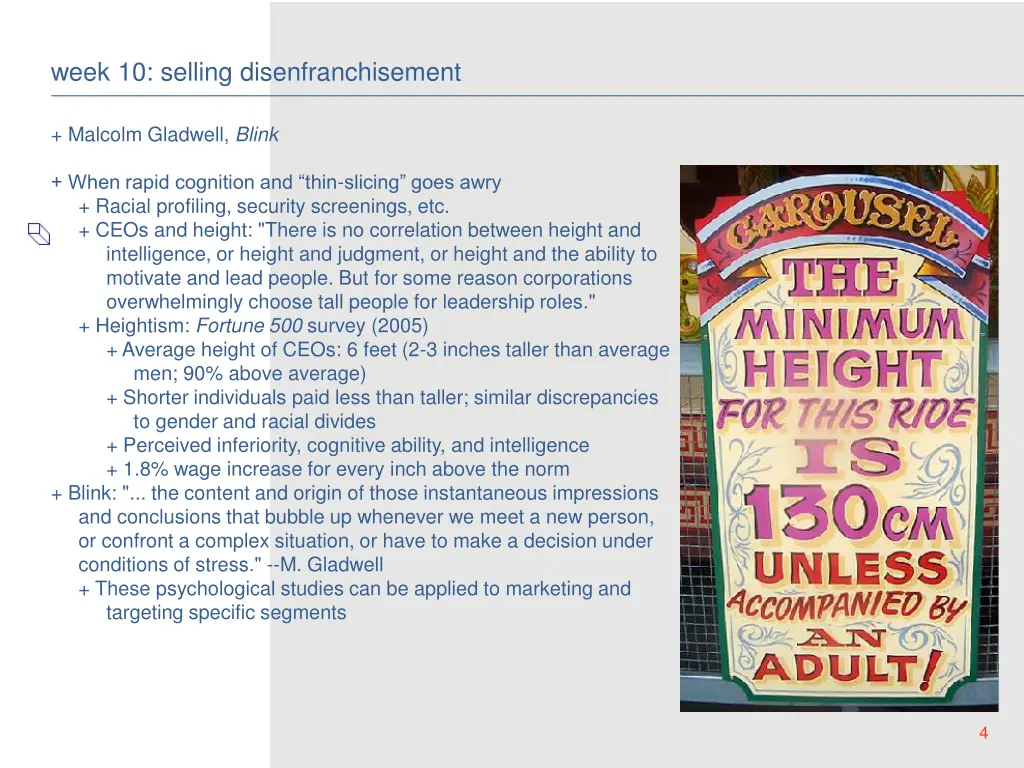 week 10 selling disenfranchisement 2