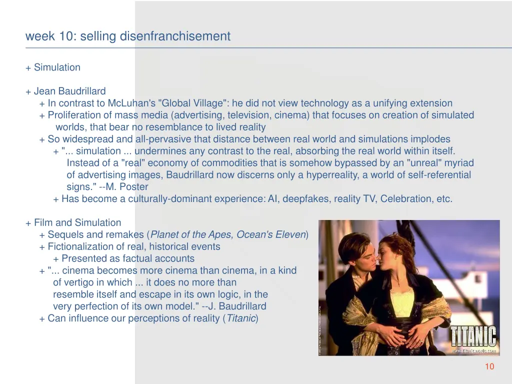 week 10 selling disenfranchisement 8