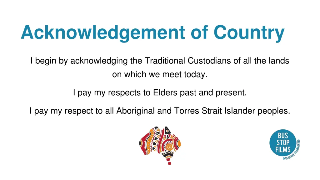 acknowledgement of country