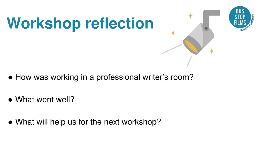 workshop reflection