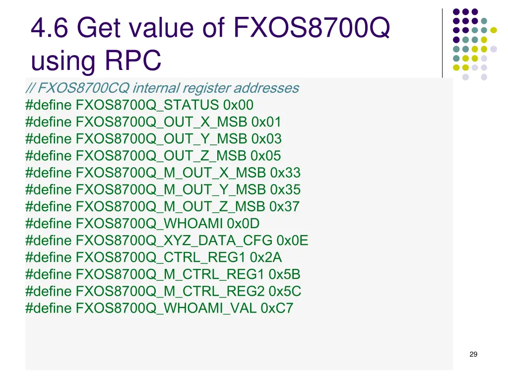 4 6 get value of fxos8700q using rpc fxos8700cq