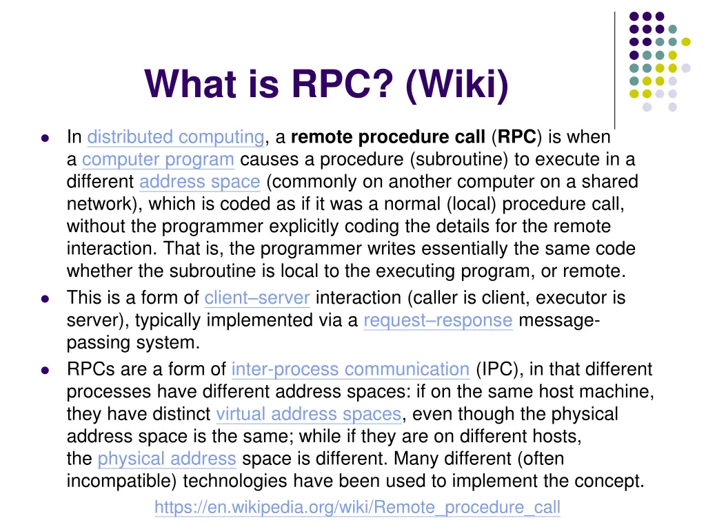 what is rpc wiki