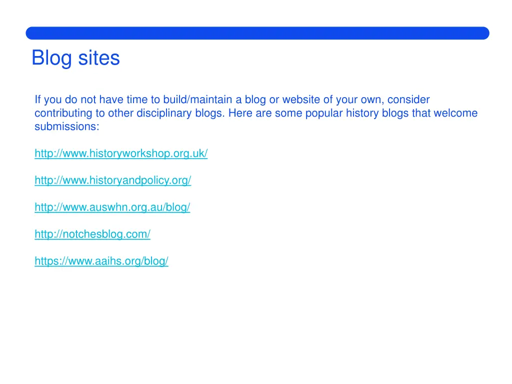 blog sites