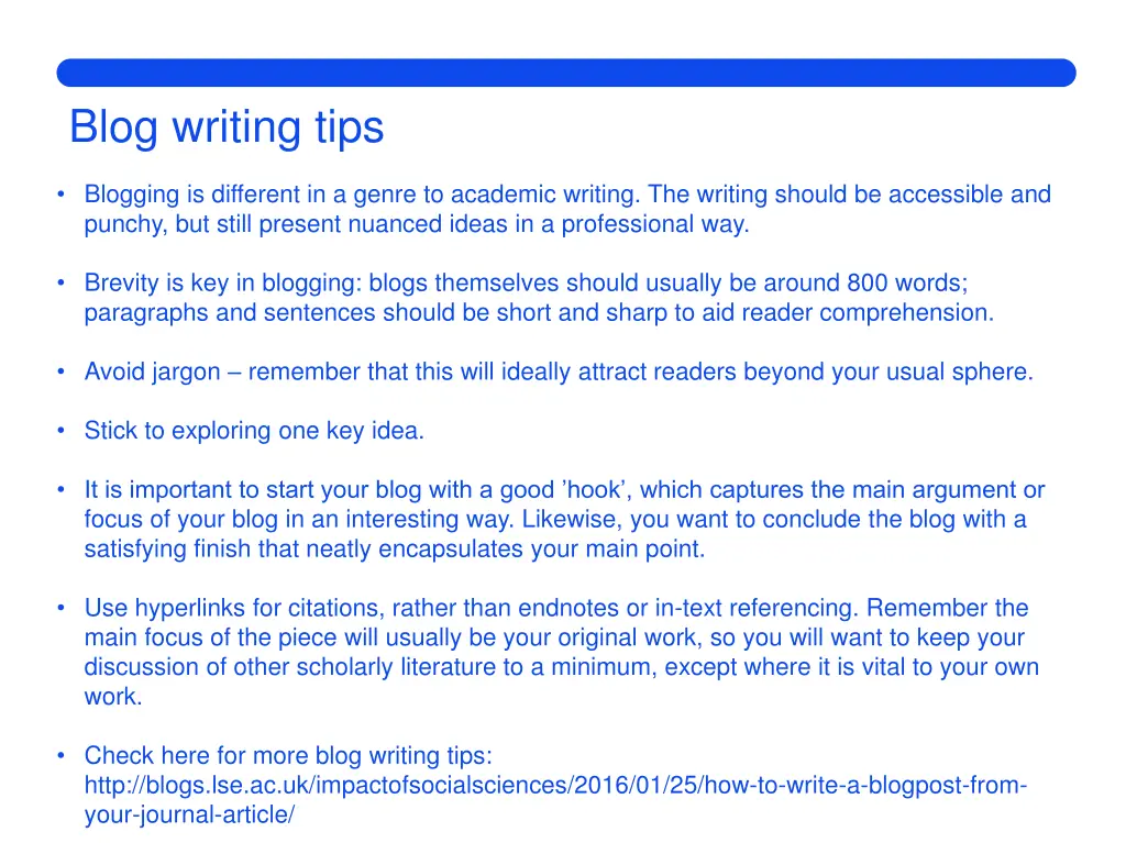 blog writing tips