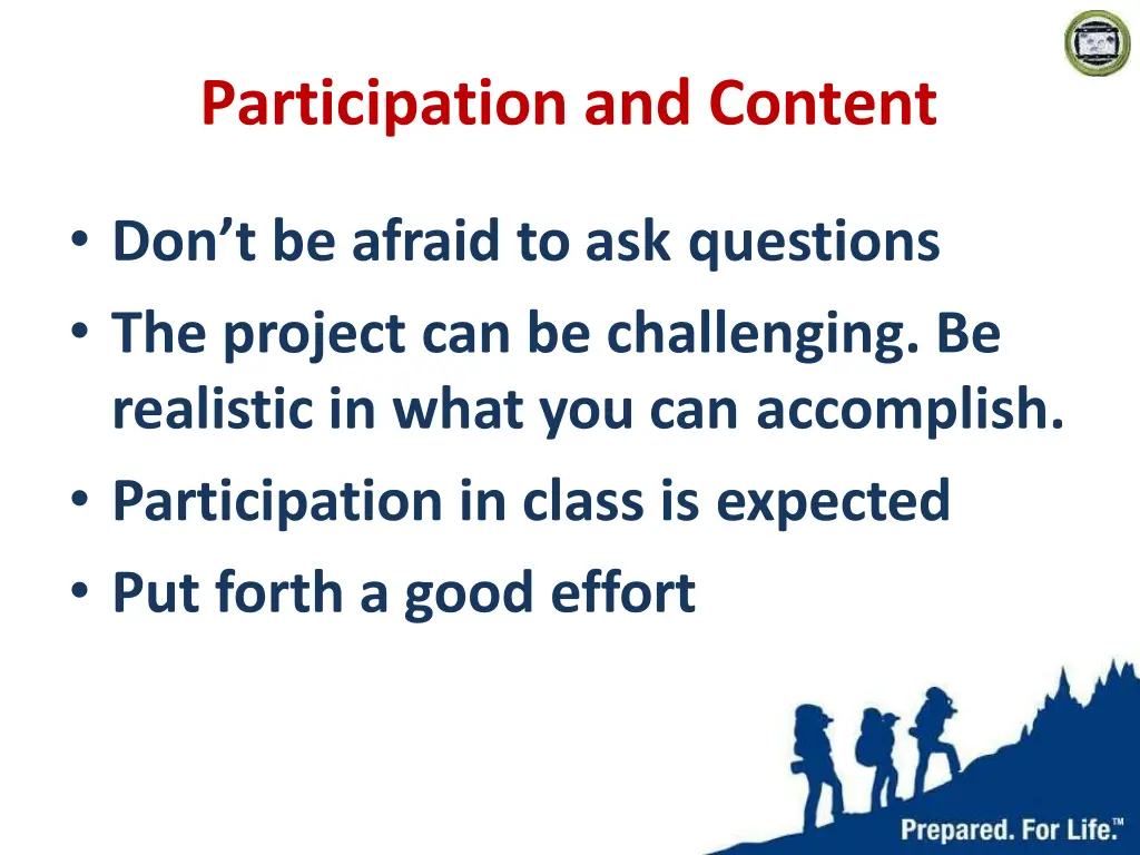 participation and content