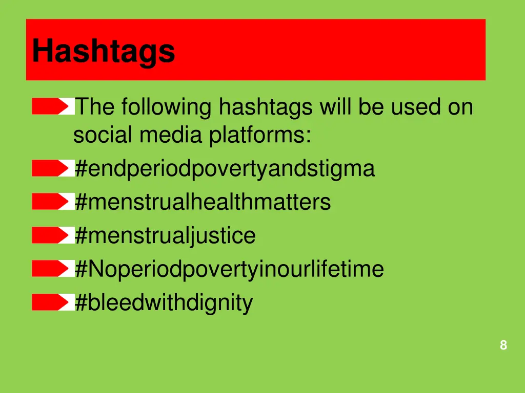 hashtags