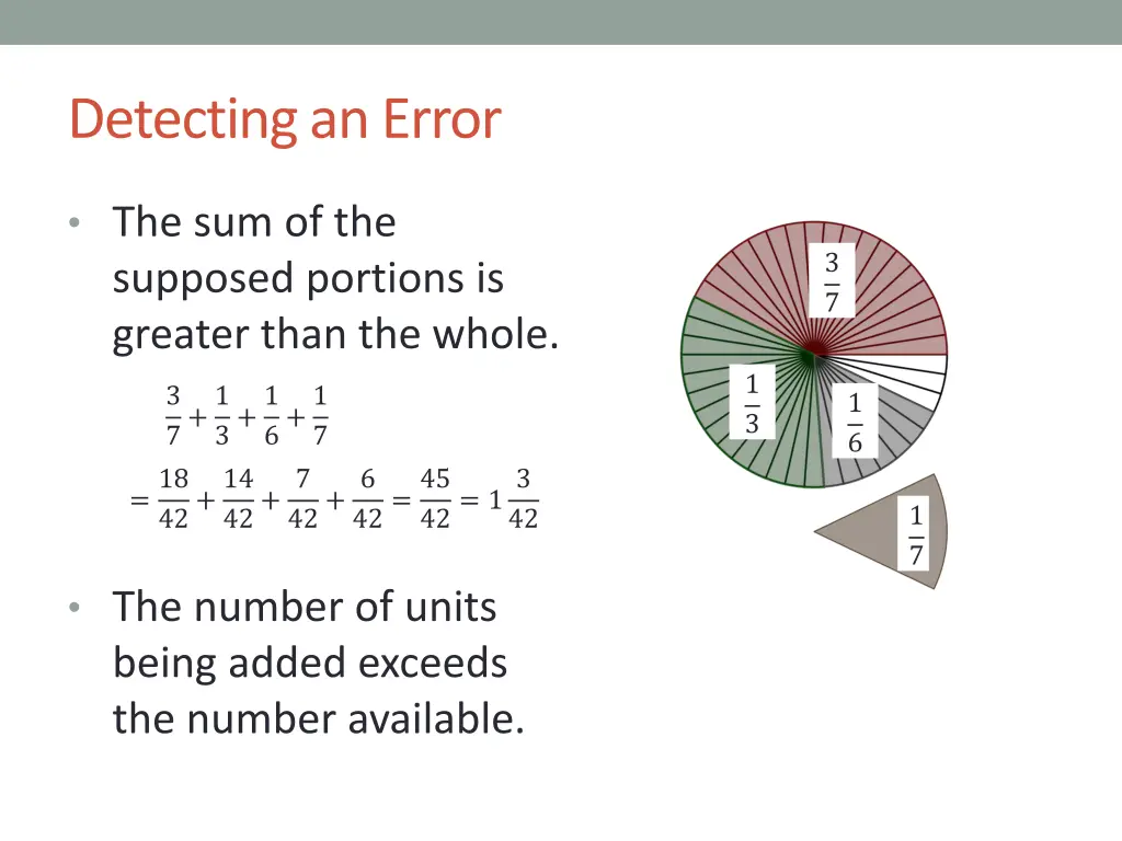 detecting an error 1