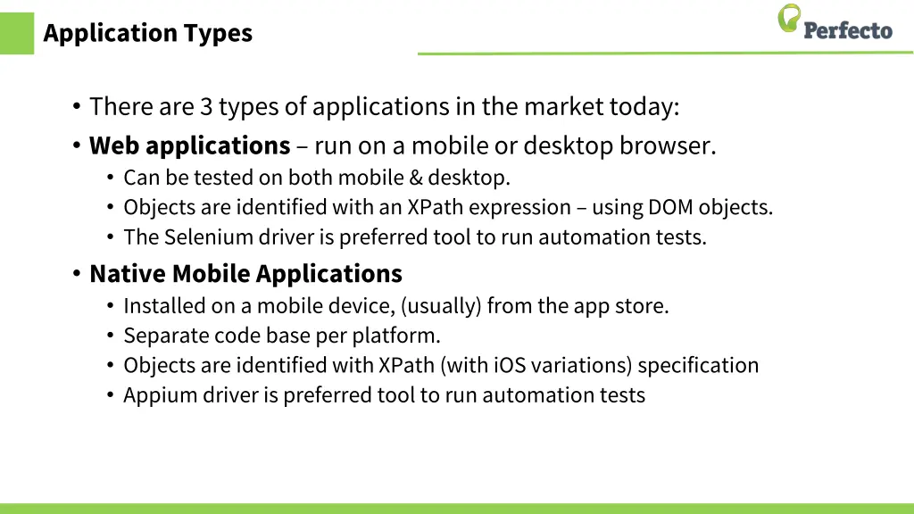 application types
