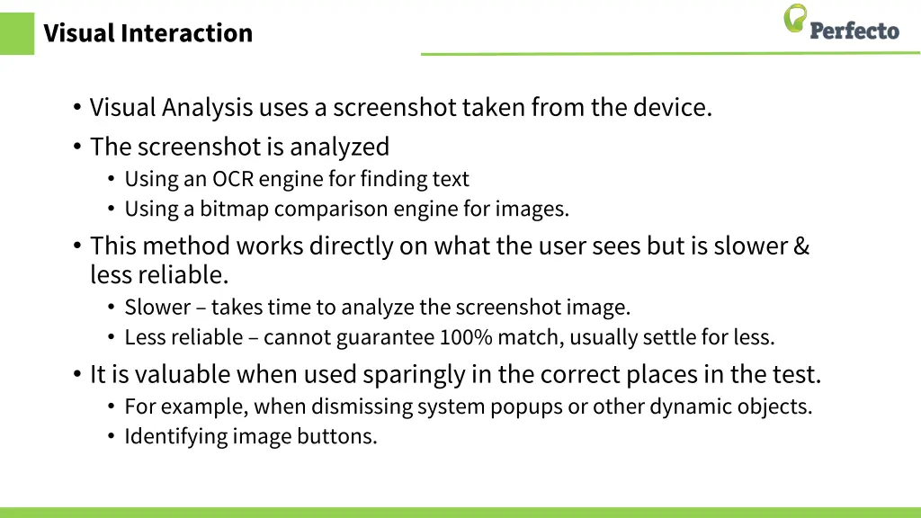 visual interaction