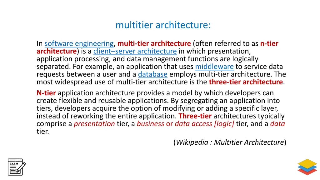 multitier architecture