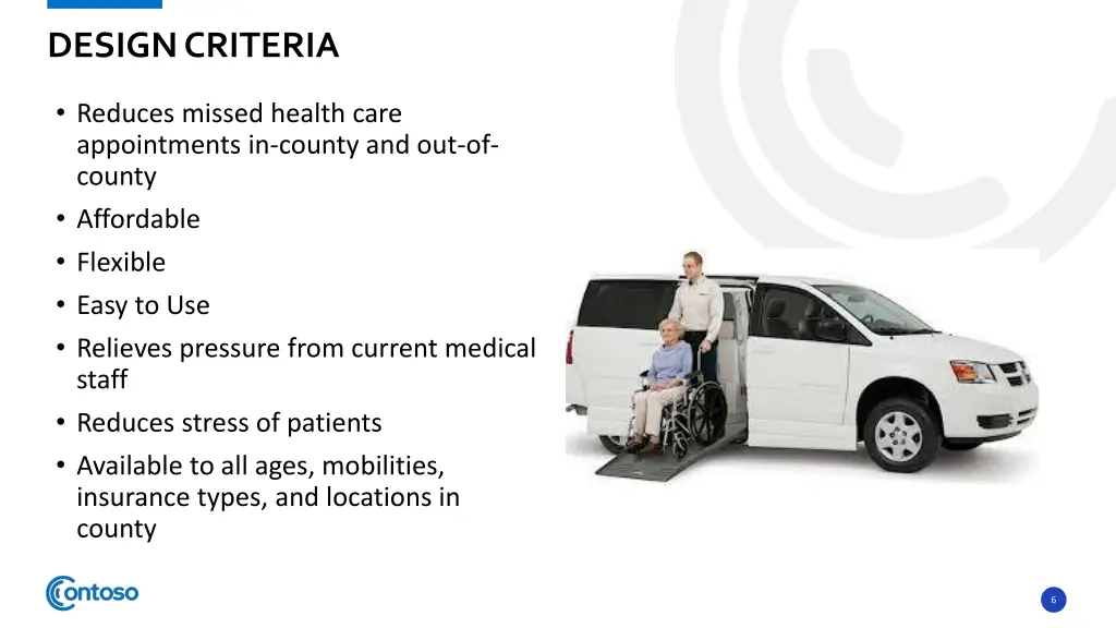 design criteria