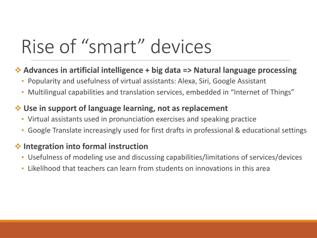 rise of smart devices