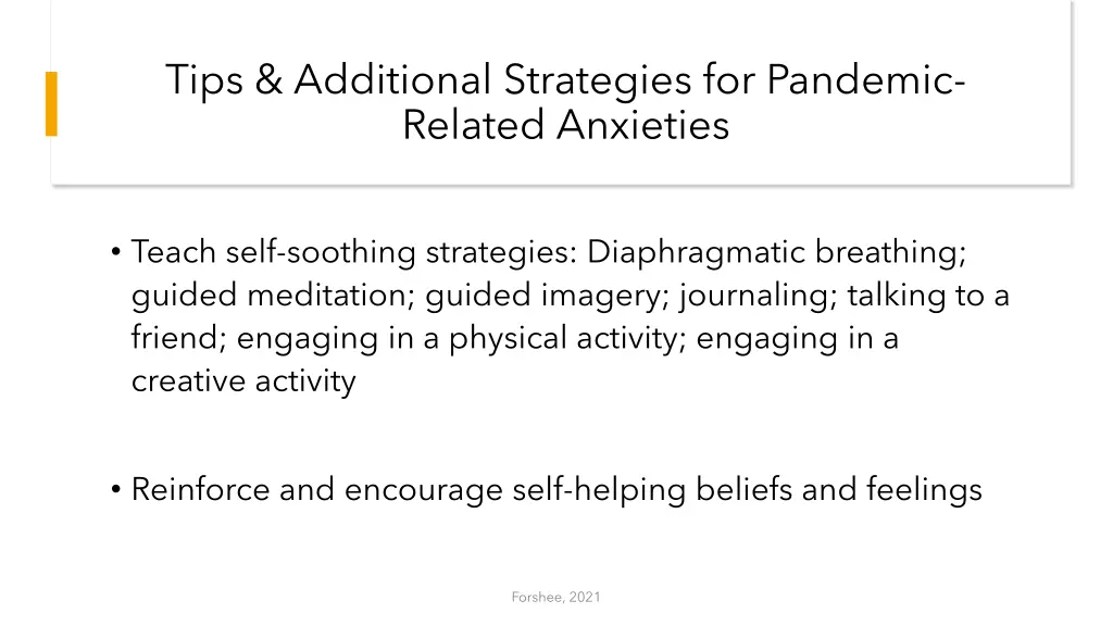 tips additional strategies for pandemic related 1