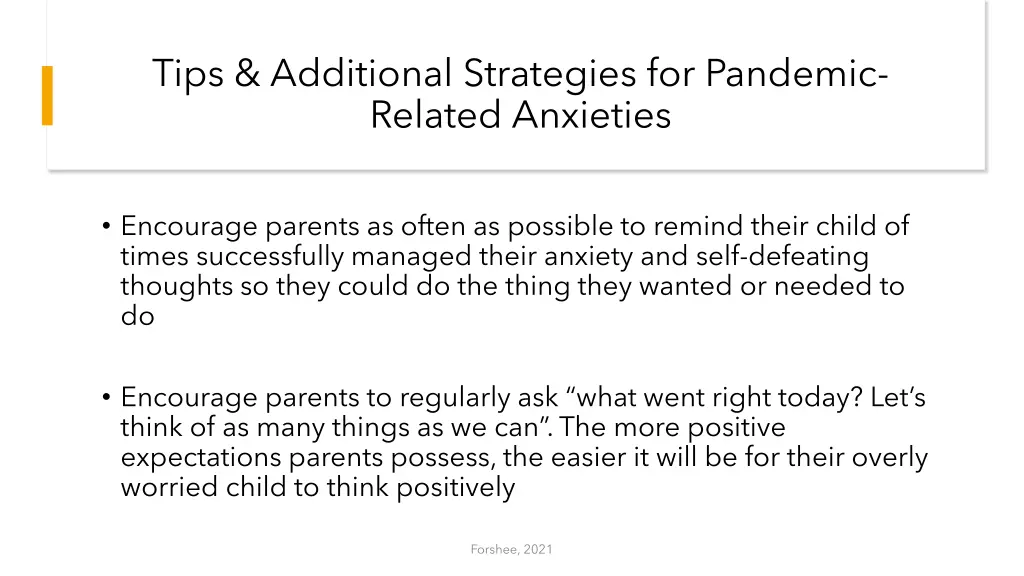 tips additional strategies for pandemic related 5