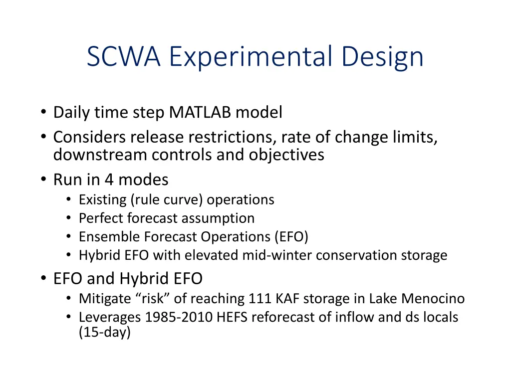 scwa experimental design